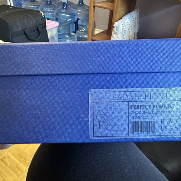 Sarah Flint Perfect Pump 85 Chocolate Leopard Hair - Picture 5 of 6